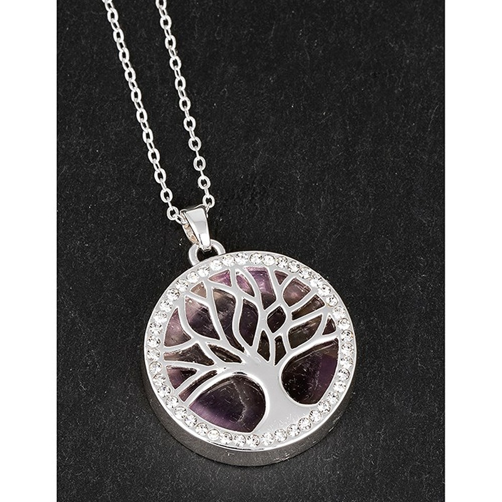 Equilibrium SP Amethyst Tree of Life Necklace