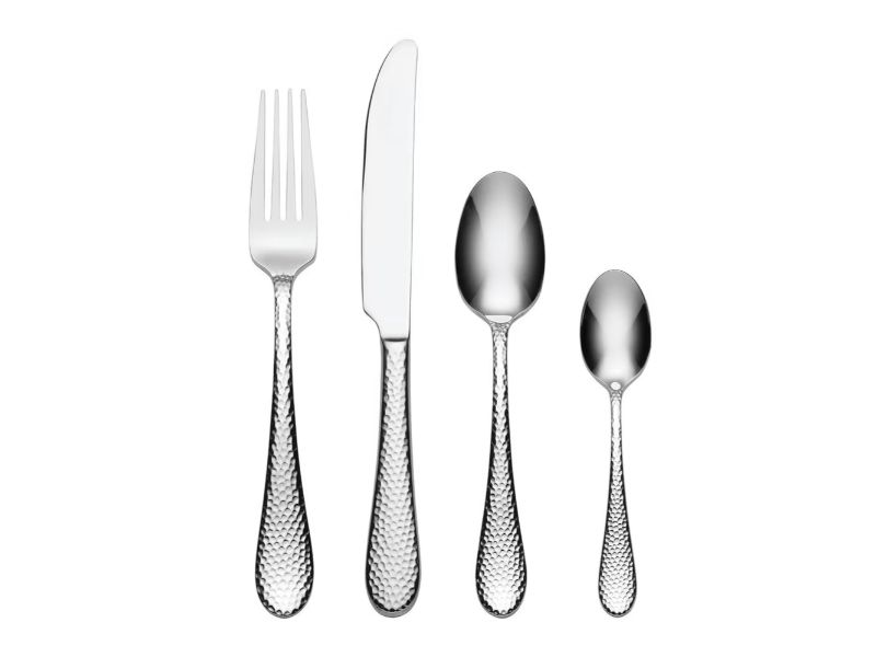 Oneida Tibet Hammered Cutlery Set 24 Piece
