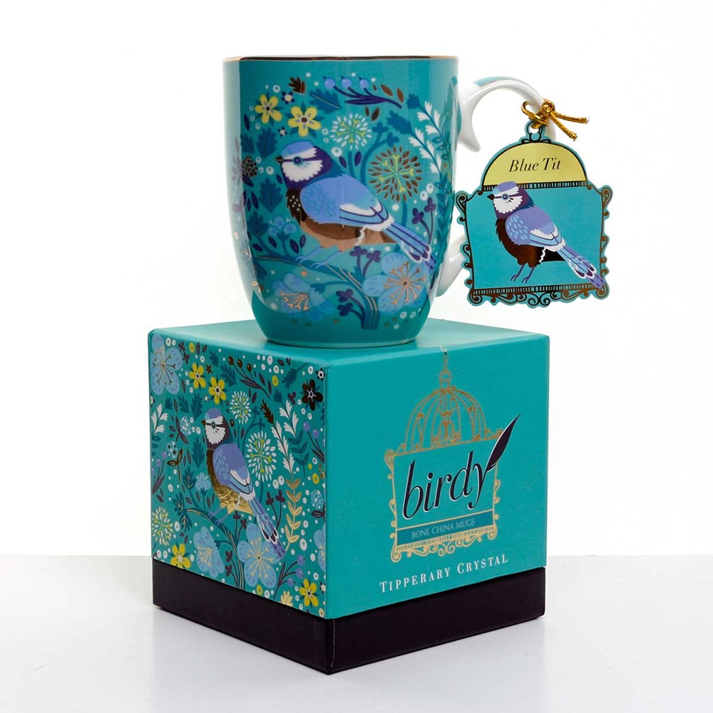 Tipperary Single Birdy Mug - Blue Tit