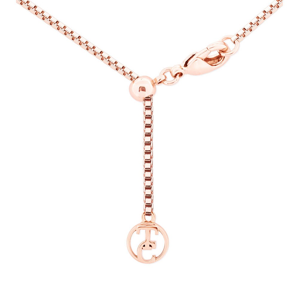 Tipperary Crystal Bar Pendant Rose Gold