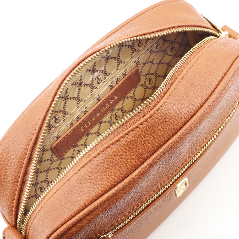 Tipperary Crystal Brooks Cross Body Bag Tan