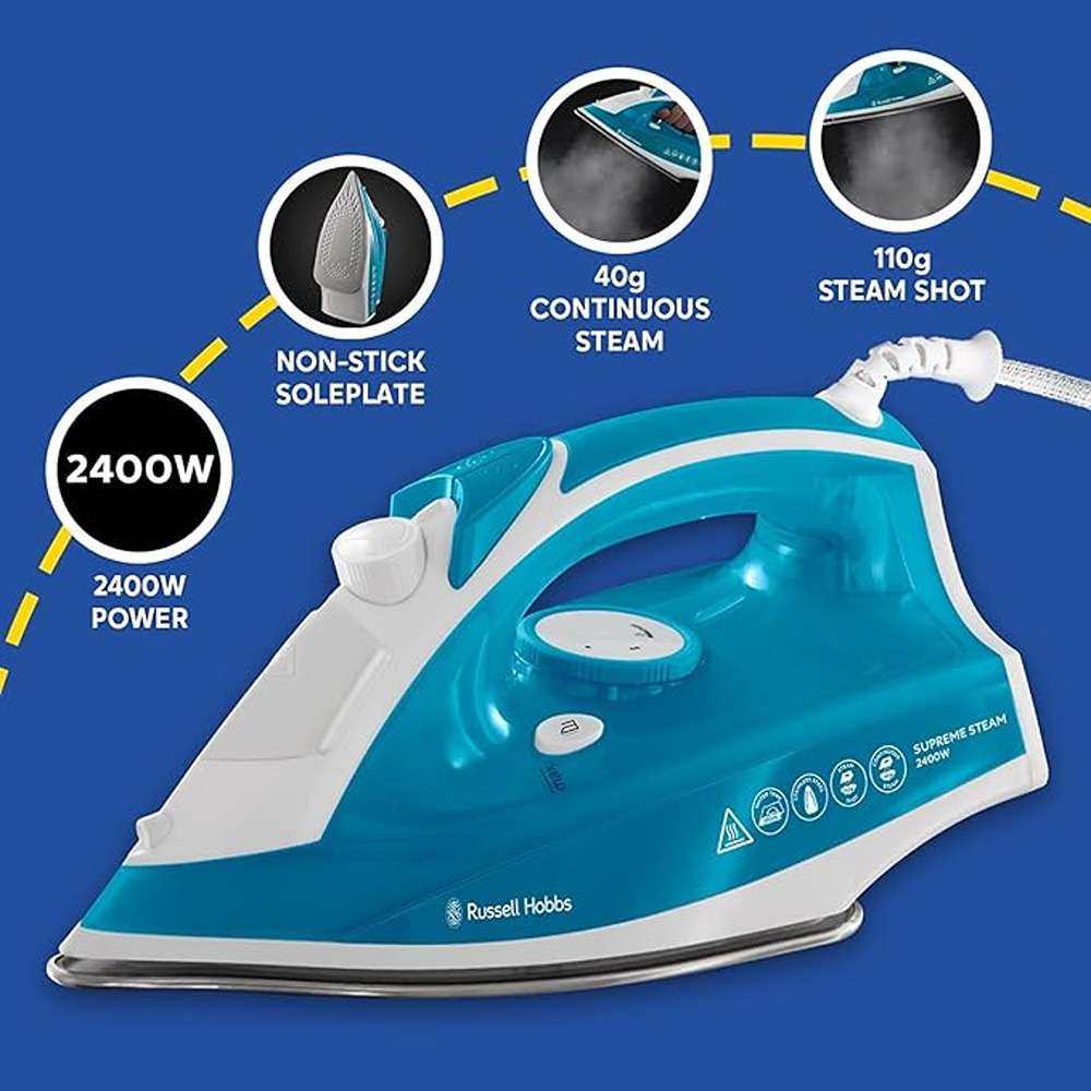Russell Hobbs Supreme Steam Iron Blue