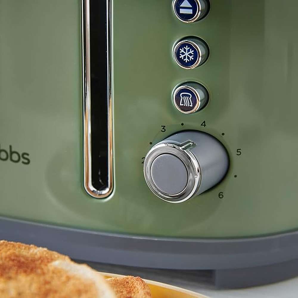 Russell Hobbs Stylevia 4 Slice Toaster Sage Green