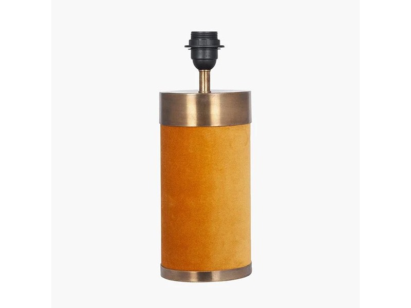 Katie Bleu Dempsey Mustard Velvet And Gold Metal T
