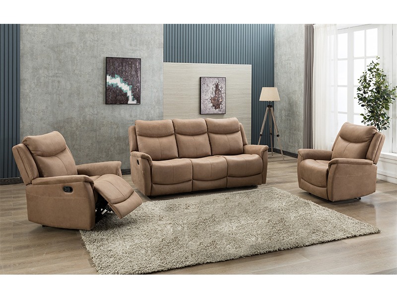 Armchair Electric Recliner - Caramel