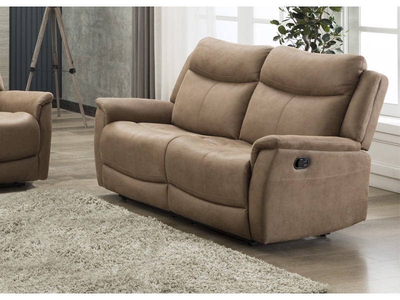 Arizona 2 Seater Recliner – Caramel