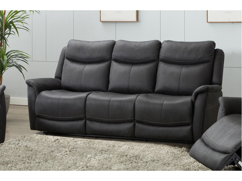 Arizona 3 Seater Electric Recliner – Slate