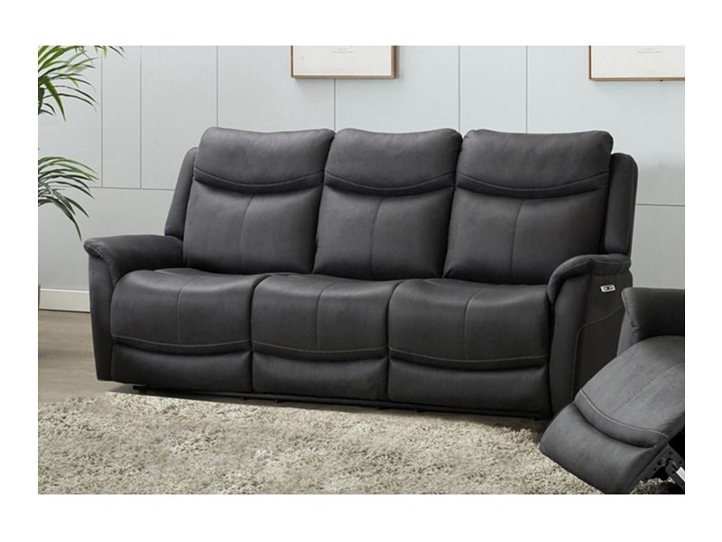 Arizona 3 Seater Recliner – Slate
