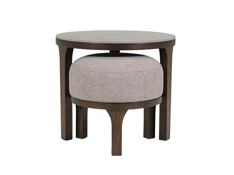 Axton Footstool Latte