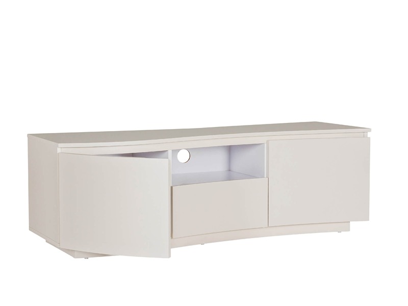 Daiva Tv Cabinet - Greige Matt With Led