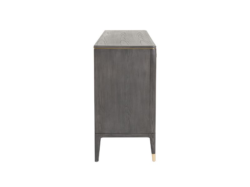 Diletta Dressing Chest 7 Drawer Ribbed Top Drws -