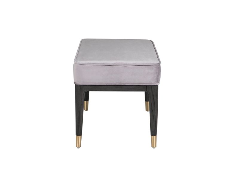 Diletta Dressing Stool - Stone Sand Velvet