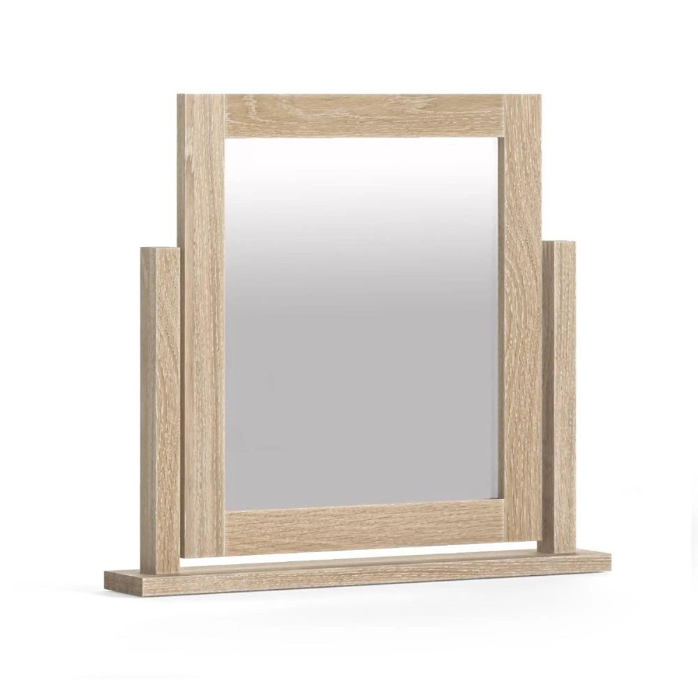 Modern Country Oak Vanity Mirror