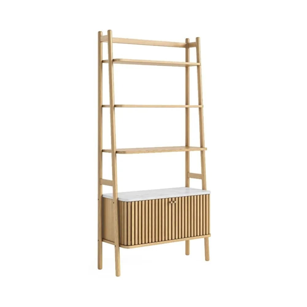 Soho Natural Marble Top Bookcase
