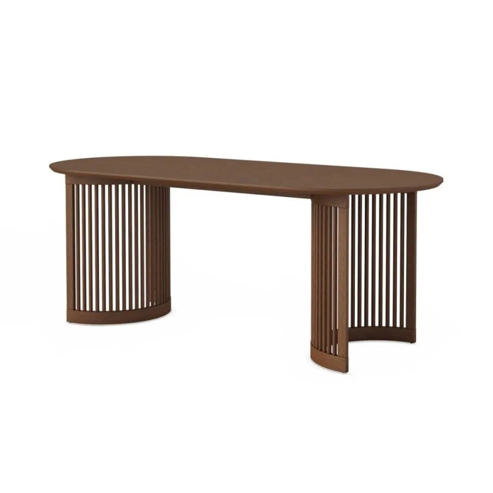 Soho Brown Oval Dining Table