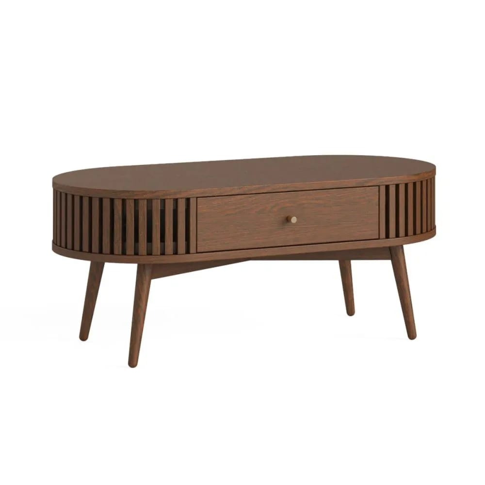 Soho Brown Oval Coffee Table