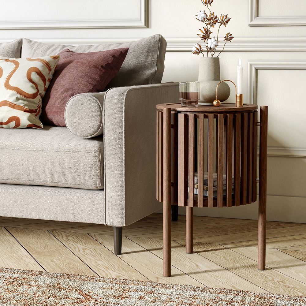 Soho Brown Story Side Table