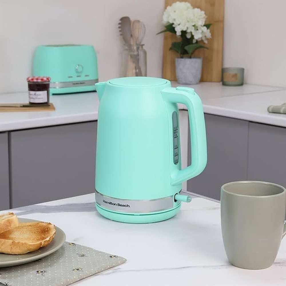 Hamilton Beach Ella 1.7L Electric Kettle Mint