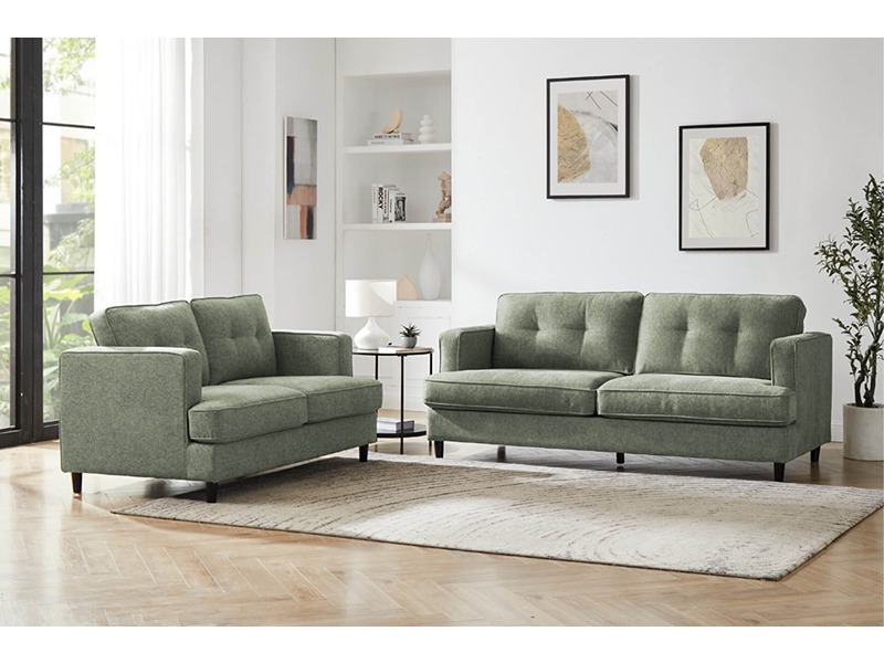 Juniper 2 Seater Fixed - Sage