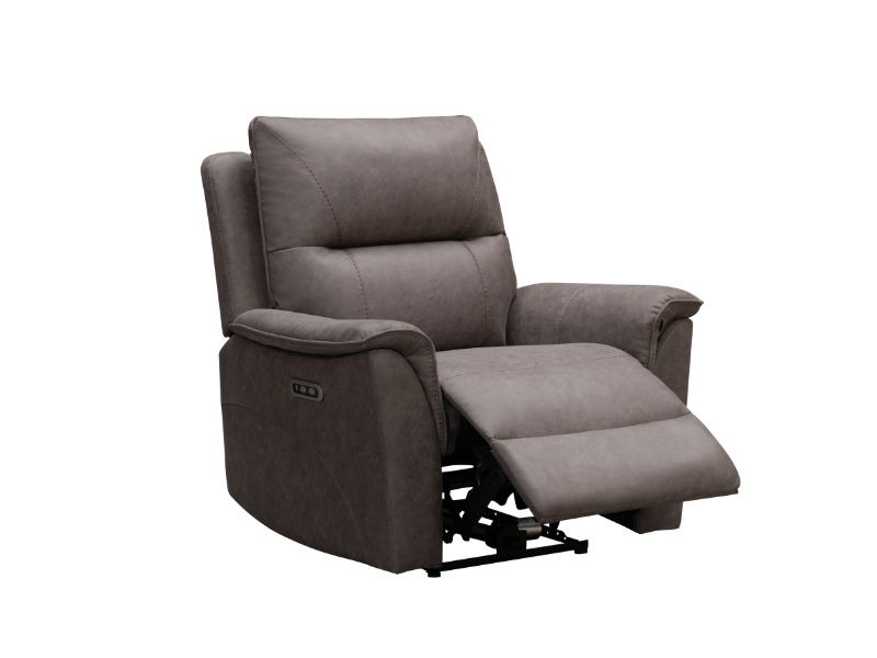 Kansas Power Recliner – Truffle