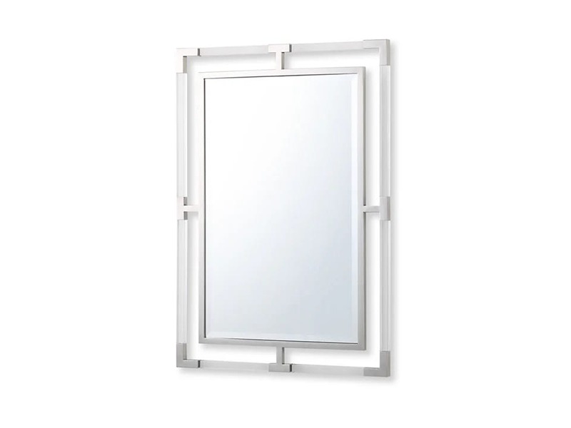 Marissa Rectangle Mirror - Silver