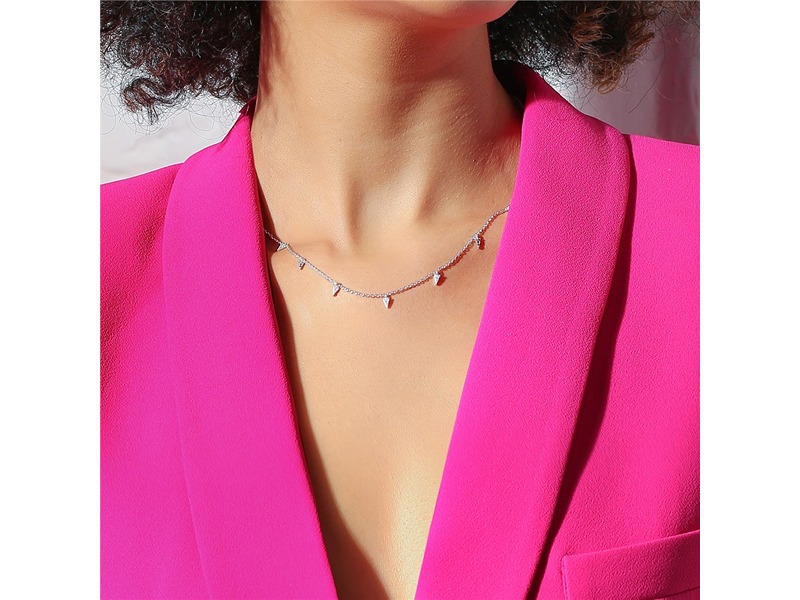 Newbridge Triangle Charm Necklace