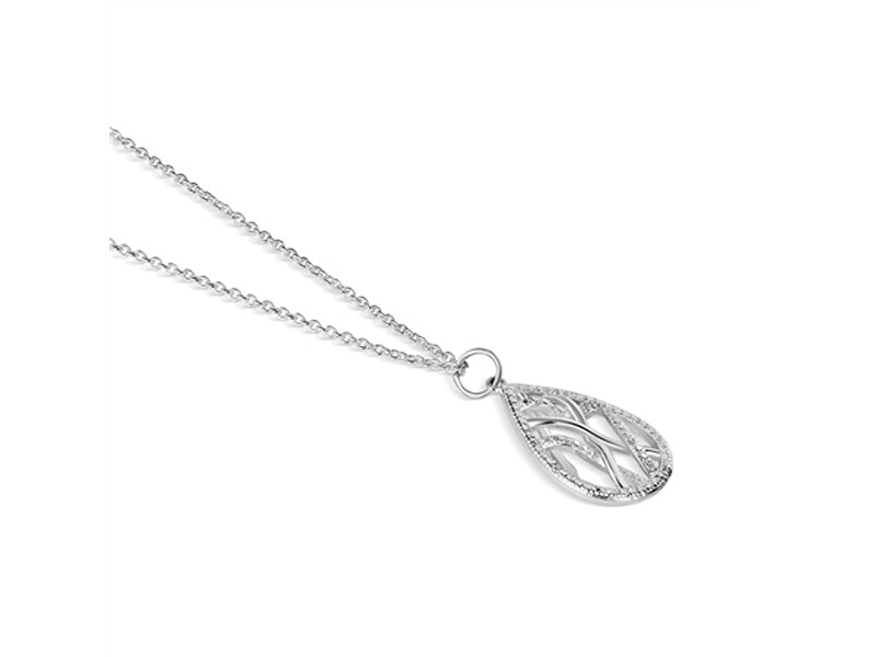 Newbridge Tear Drop Textured Pendant