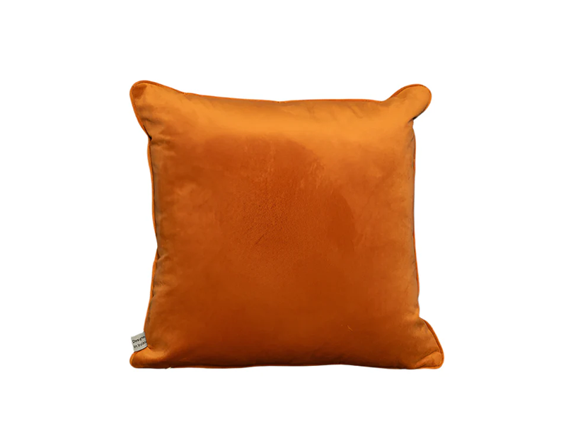 Cushion Velvet Plain Copper