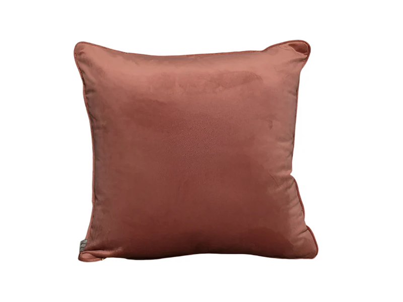 Cushion Velvet Plain Rose Quartz