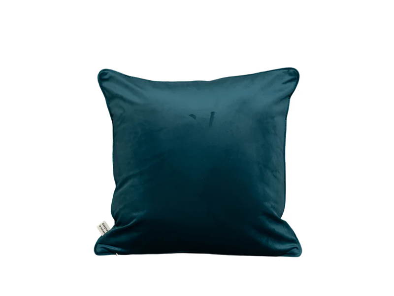 Cushion Velvet Plain Deep Teal