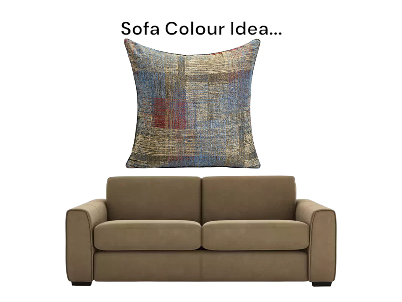 Cushion Tapestry Fineline Cream