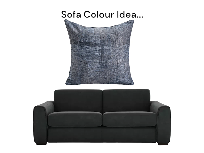 Cushion Tapestry Fineline Denim