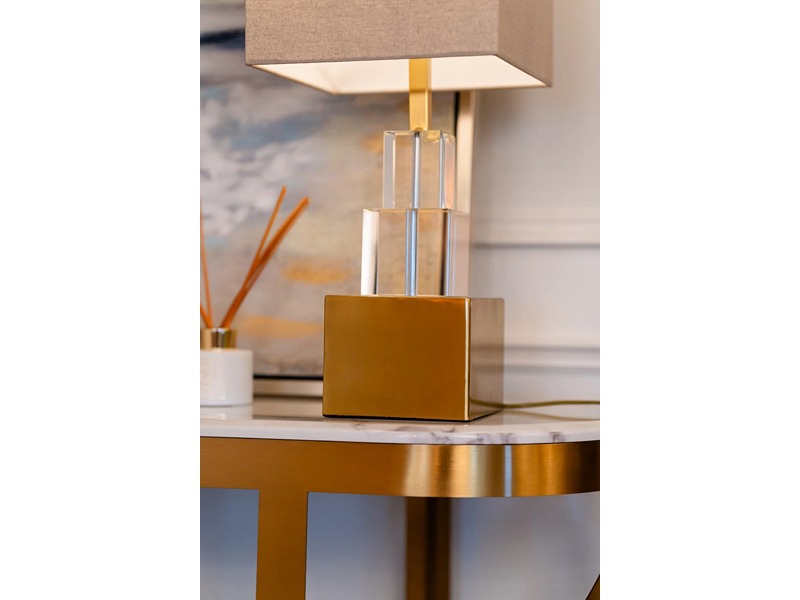 Katie Bleu Sienna Table Lamp & Shade