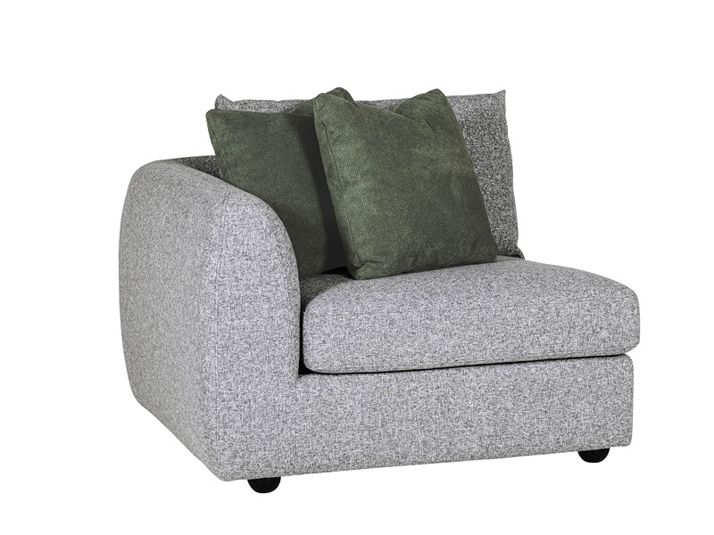 Spencer Arm Sectional LHF - Grey