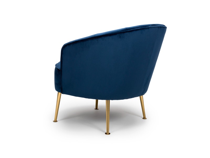 Stella Accent Chair – Navy