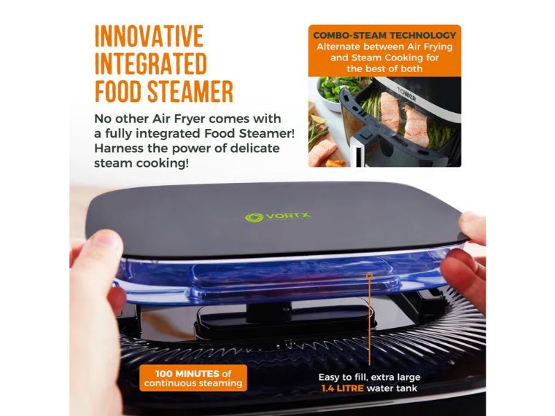 Tower Vortx 3 In 1 Steam Air Fryer 7L