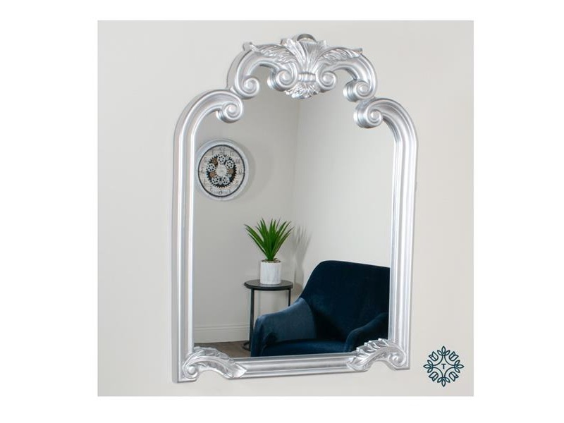 Tara Lane Kiara Overmantle Mirror Silver 120X90