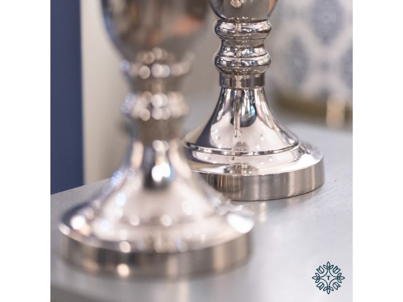 Alani Vase Chrome 49Cm