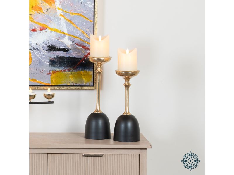 Milana Pillar Candle Holder 29Cm
