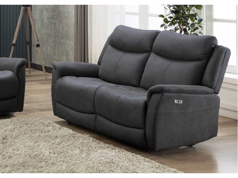 Arizona 2 Seater Electric Recliner – Slate