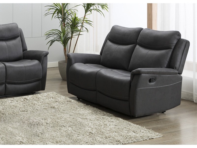 Arizona 2 Seater Recliner – Slate