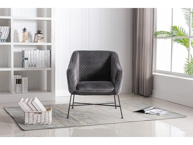 Cleo Accent Chair - Cinder