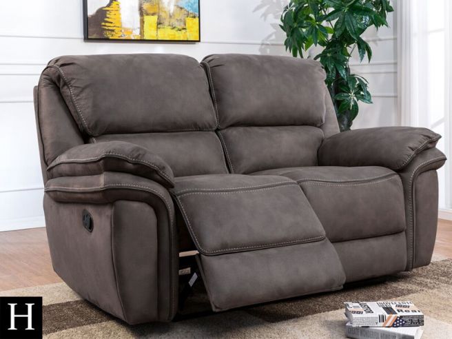 Preston 3 Seater 2 Seater Recliner In Charcoal