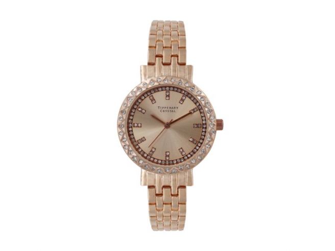Buy Tipperary Crystal Stella Rose Gold Watch online. Best prices