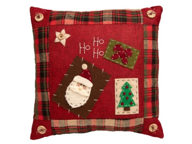 Buy Red Applique Christmas Cushion online. Best prices in Ireland