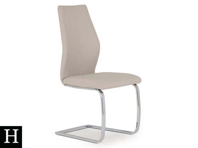 Modern dining chairs with chrome legs top