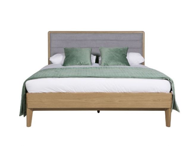 Hadley upholstered deals panel bed