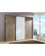 Miami Customisable Sliding Wardrobe - Choose Preferred Width, Height, Colour & Accessories 