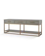 Katie Bleu Armani 3 Drawer Console Table
