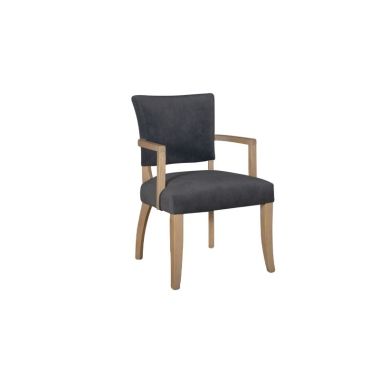 Duke Arm Chair Velvet - Dark Grey